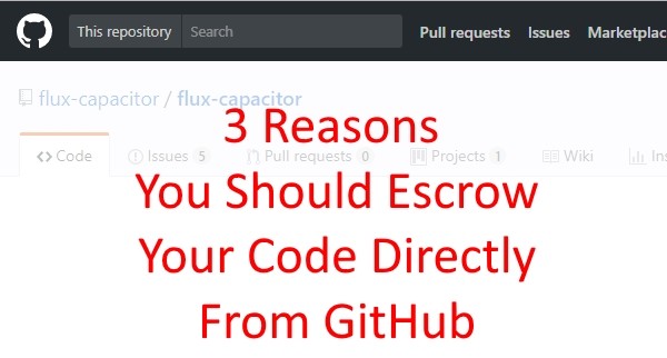 3 Reasons You Should Escrow Your Code Directly From GitHub