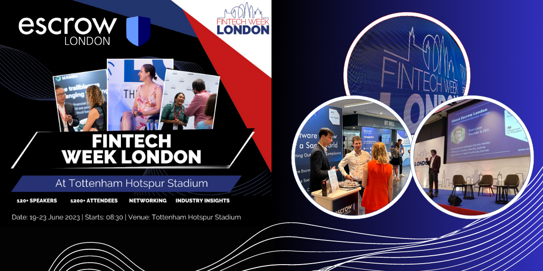 Escrow London celebrates success at this year’s Fintech Week London 2023