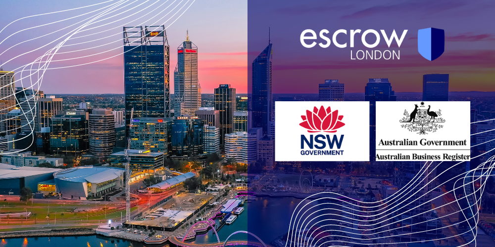 Escrow London granted Australian Business Number and listed on NSW Government Procurement Platform
