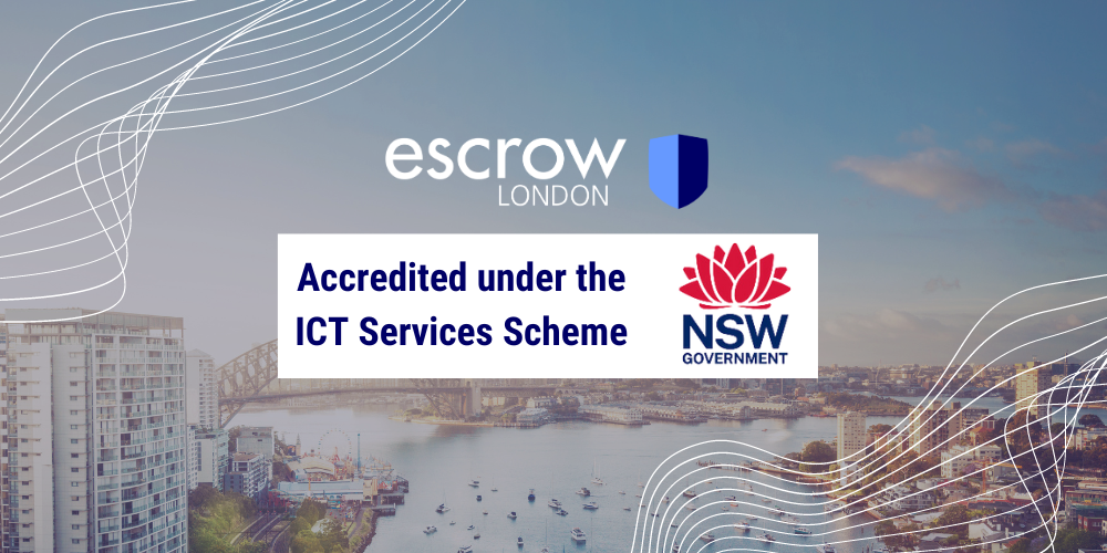 NSW Government approves Escrow London for ICT Services Scheme